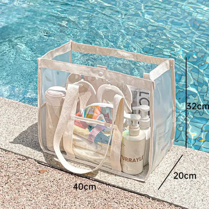 Travel Essentials Portable Organizer Bag Transparent Large Capacity