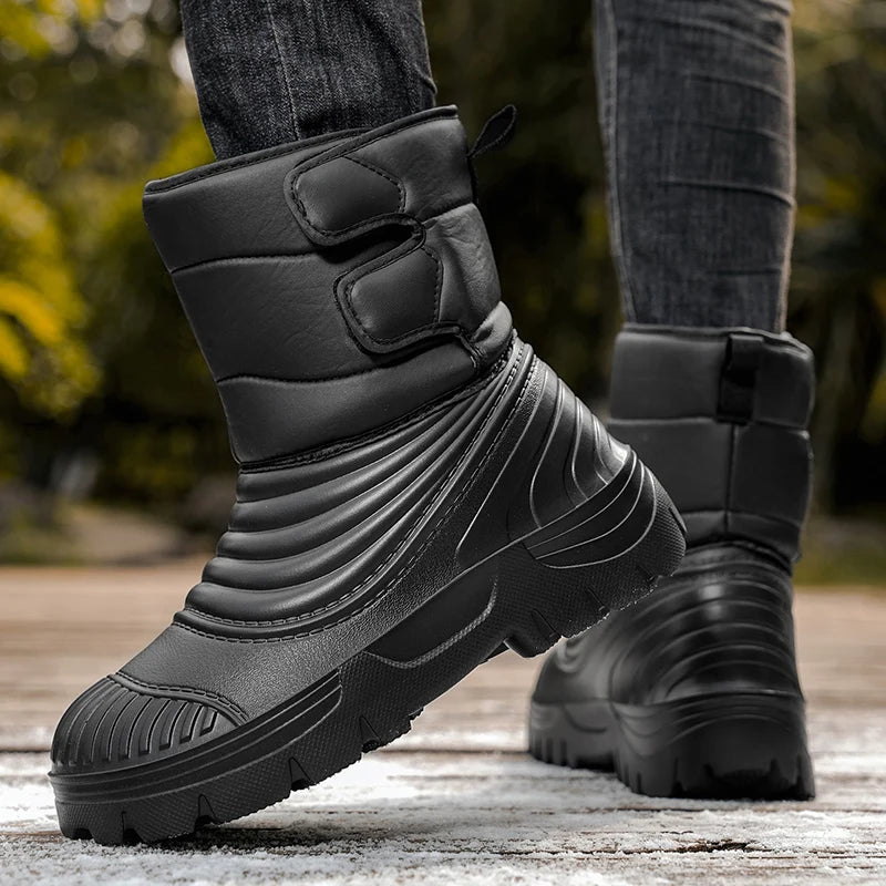 Men's Winter Snow Boots Waterproof Windproof