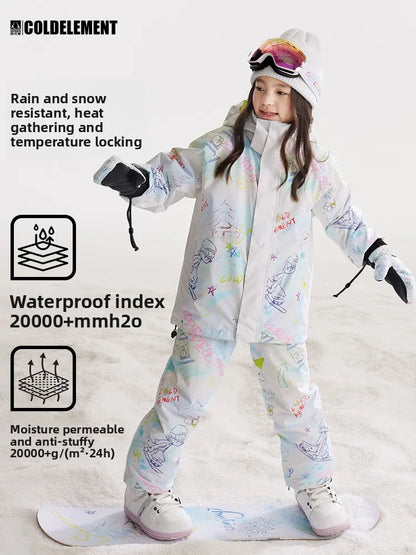 Ski Suits for Girls, Windproof & Waterproof