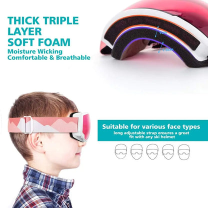 OutdoorMaster Kids Ski Goggles