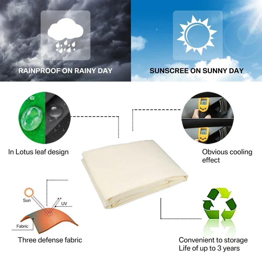 Sun Shelter Shade Awning Waterproof Camping Shade Canopy