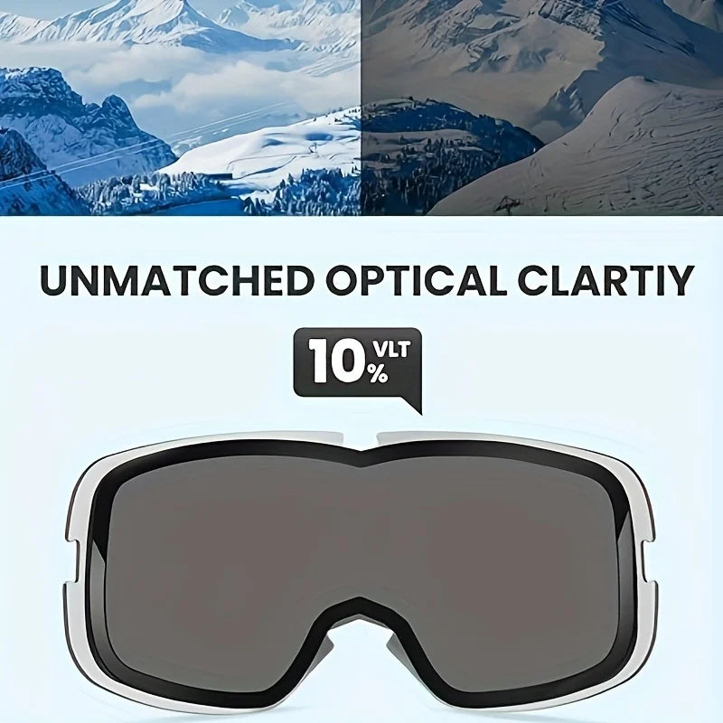 Owl Ski Goggles Over The Glasses