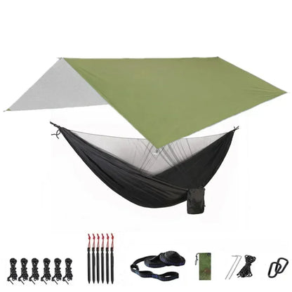 Camping Hammock with Bug Net and Rainfly Tarp