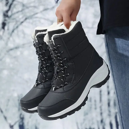Women Platform Snow Boots, Non-slip
