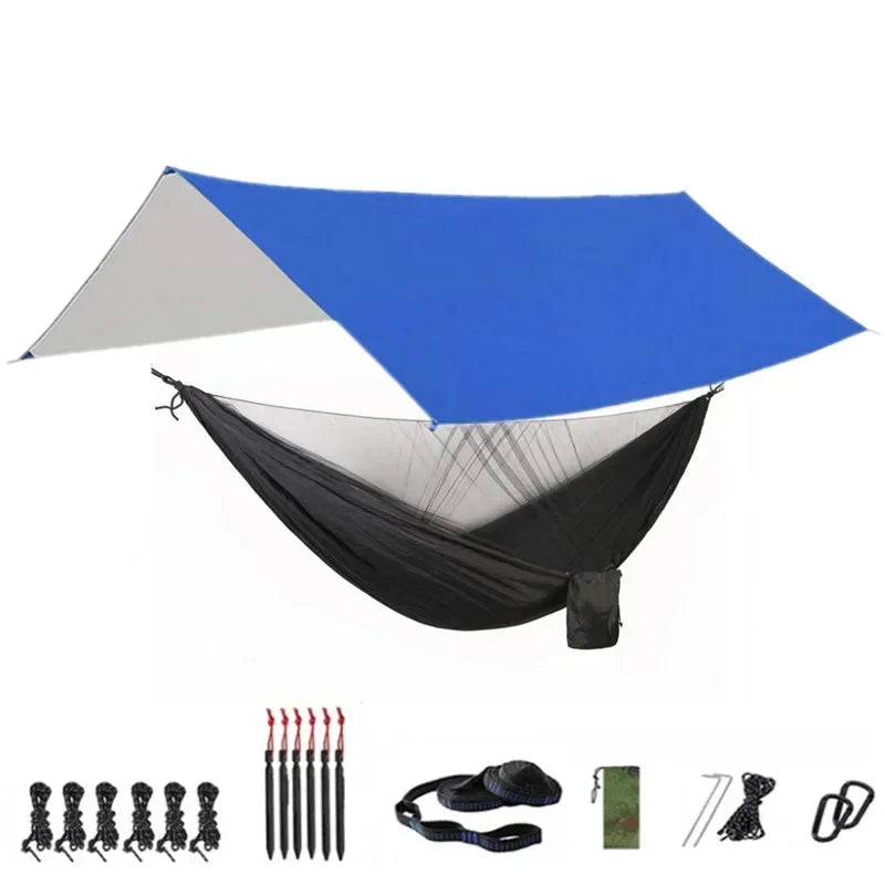 Camping Hammock with Bug Net and Rainfly Tarp