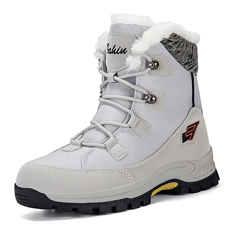 Men's Winter Snow Boots, High Top Waterproof