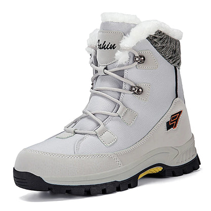 Men's Winter Snow Boots, High Top Waterproof