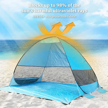 Beach Tent Camping Shade Sun Shelter Pop-Up Tent