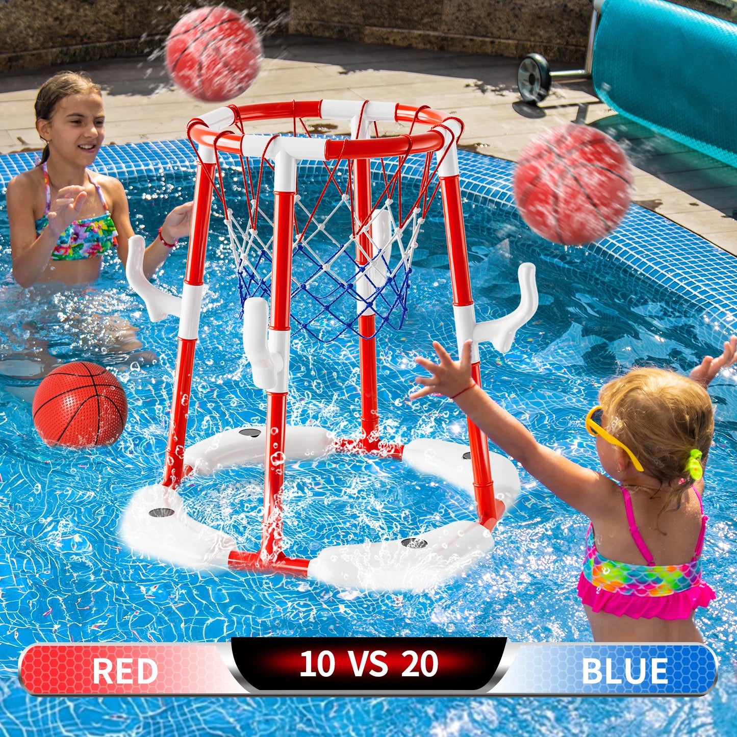 Floating Basketball Pool Game Swimming Floats