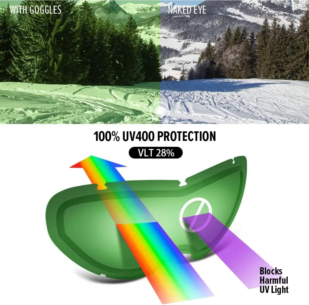 OutdoorMaster Kids Ski Goggles