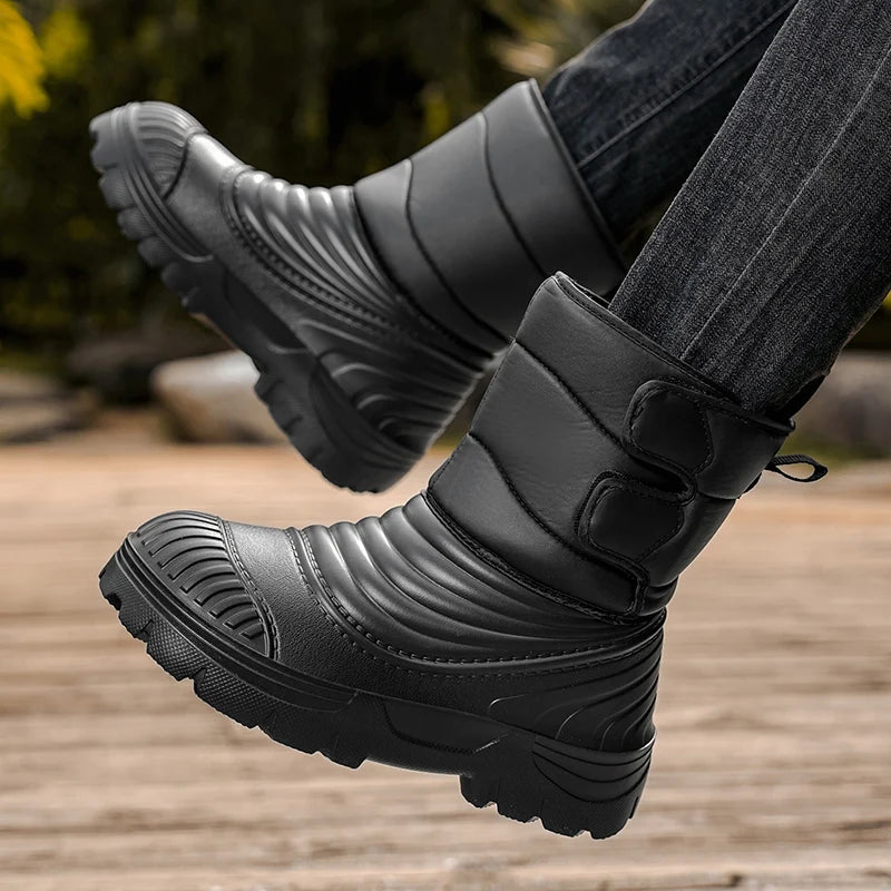Men's Winter Snow Boots Waterproof Windproof