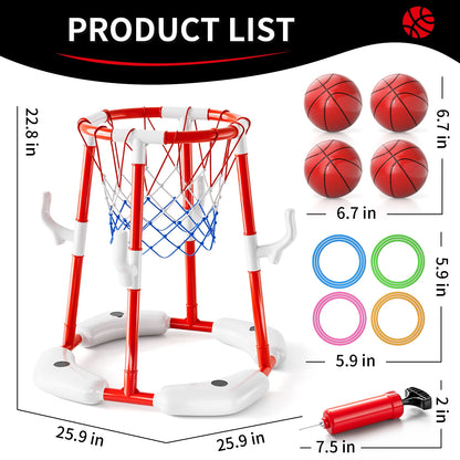 Floating Basketball Pool Game Swimming Floats