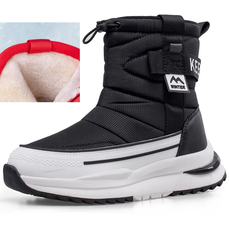 Winter Snow Boots, Warm Plush