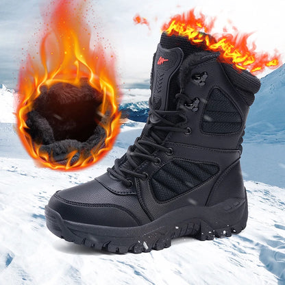 Men's Winter Snow Boots, Warm and Non-Slip