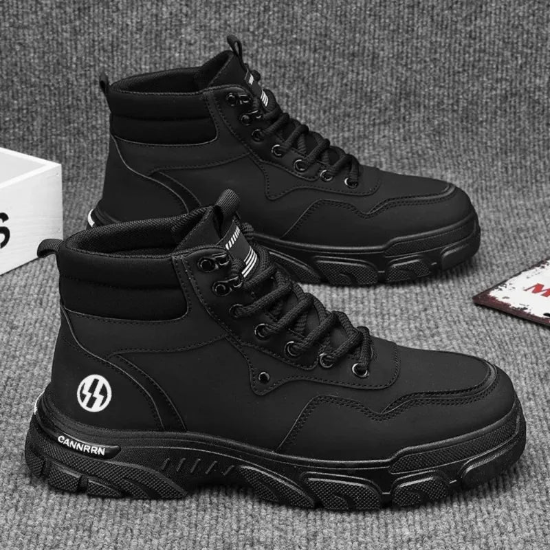 Men's Winter Anti Slip High Top Wear-resistant Boots