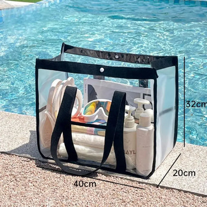 Travel Essentials Portable Organizer Bag Transparent Large Capacity
