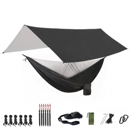 Camping Hammock with Bug Net and Rainfly Tarp