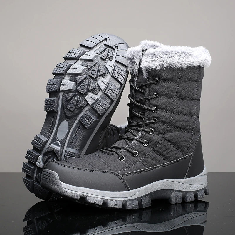 Winter Men's Snow, Anti Slip Outdoor Hiking Boots