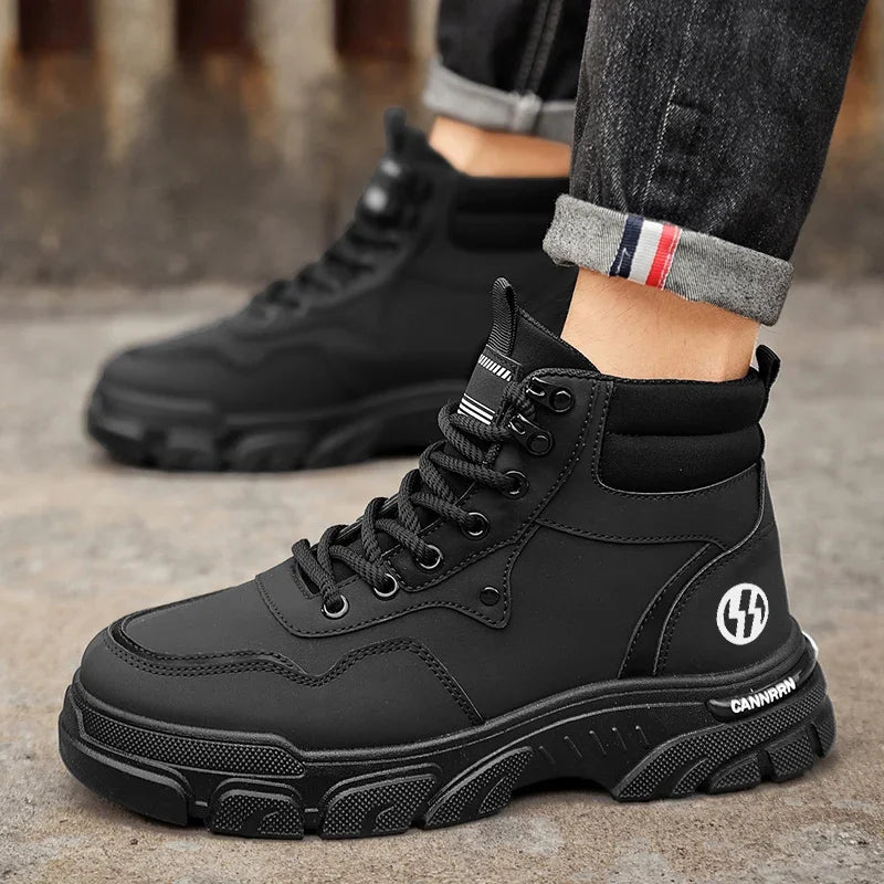 Men's Winter Anti Slip High Top Wear-resistant Boots