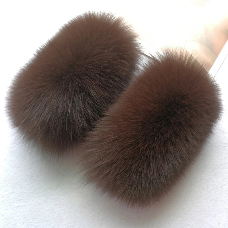 100% Real Fox Fur Cuffs