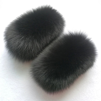 100% Real Fox Fur Cuffs