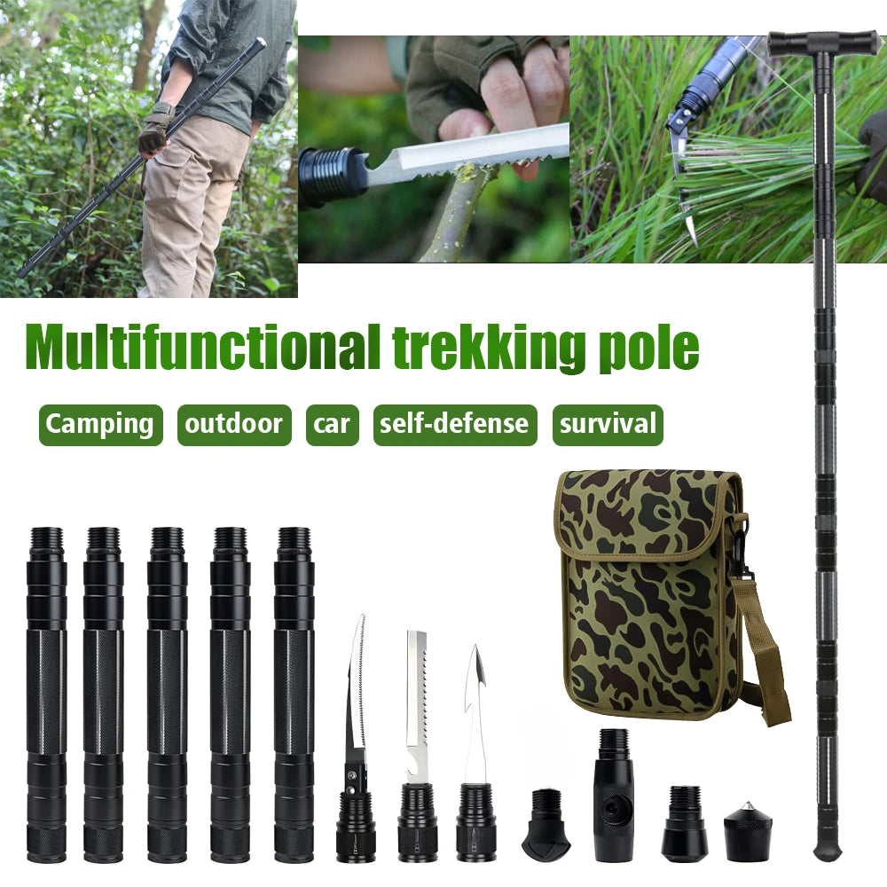 Mountaineering Climbing Stick Retractable Folding