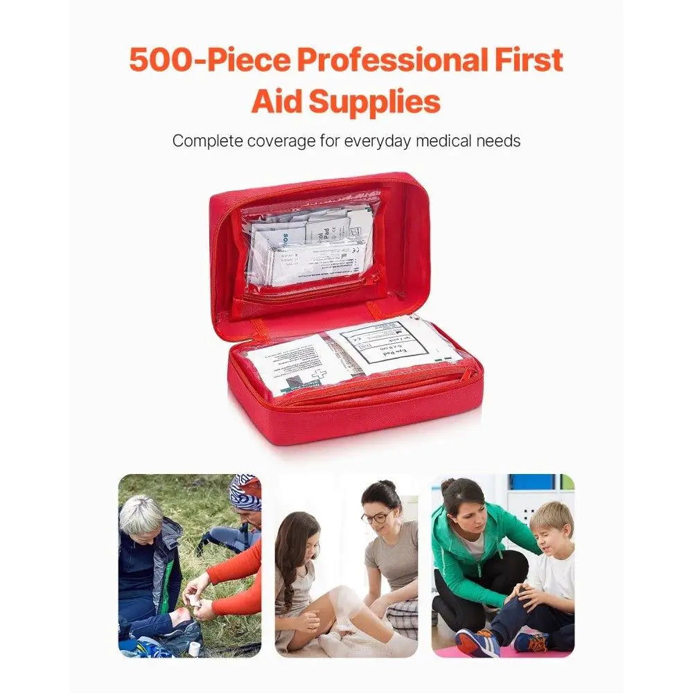 First Aid 500 Pieces Emergency Medical Supplies