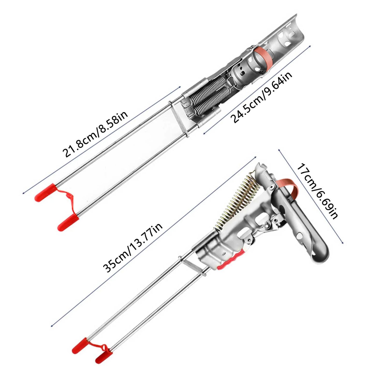 Automatic Spring-Loaded Fishing Rod Holder Stainless Steel