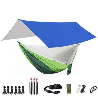 Camping Hammock with Bug Net and Rainfly Tarp