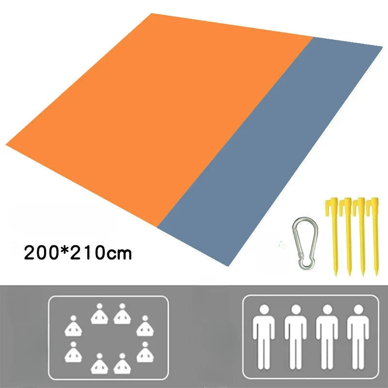 Picnic Mat, Beach Mat, Folding Outdoor Blanket