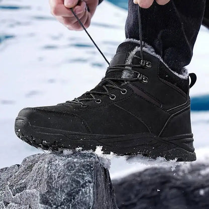 Snow Boots for Men, Casual Winter Shoes