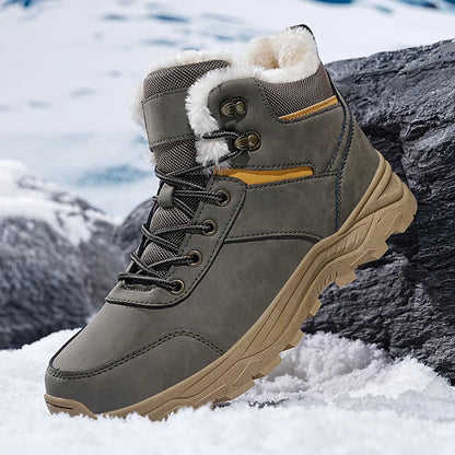 Snow Boots for Men, Casual Winter Shoes
