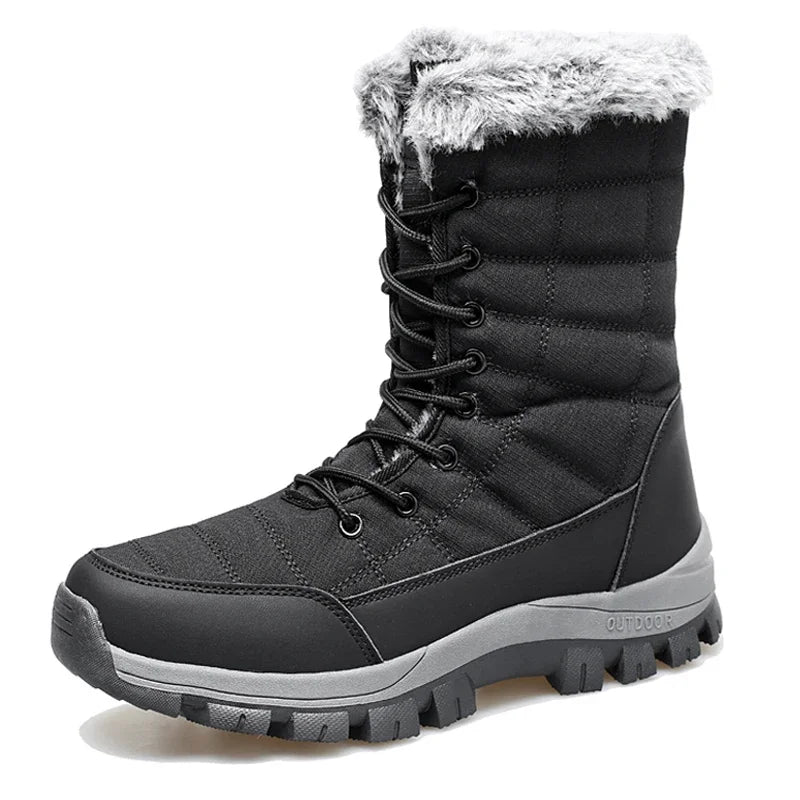 Men Cotton Boots Outdoor Snow Boots Big Size40-48