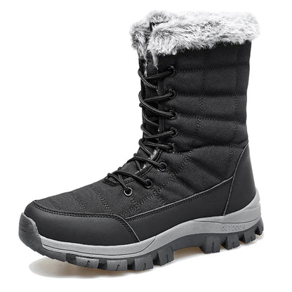 Men Cotton Boots Outdoor Snow Boots Big Size40-48