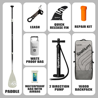 Spatium Inflatable Stand Up Touring Paddle Board