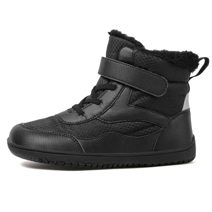 Boys/Girls Winter Snow Boots; Wide Toe Insulated Waterproof