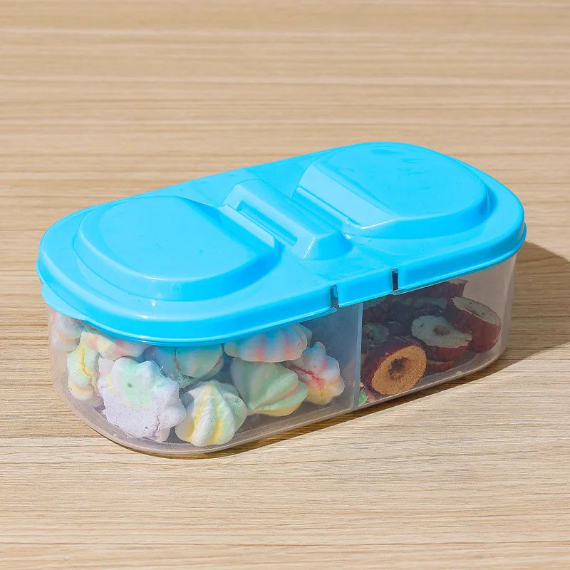 Dual-Compartment Food Storage Container