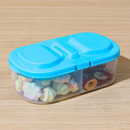 Dual-Compartment Food Storage Container