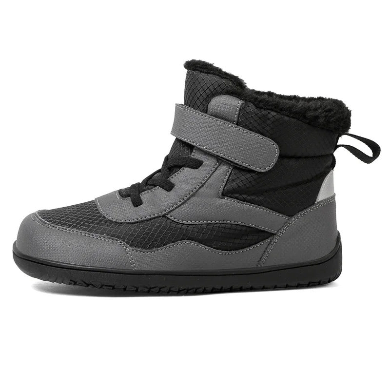 Boys/Girls Winter Snow Boots; Wide Toe Insulated Waterproof