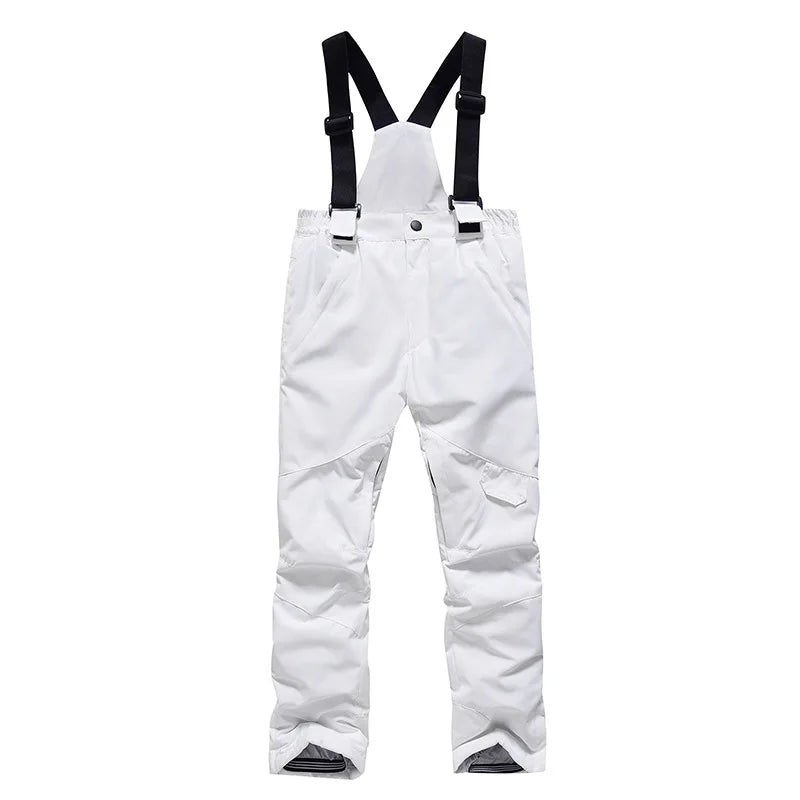 Kids Ski Pants Thicken Warm Snowboarding Trousers