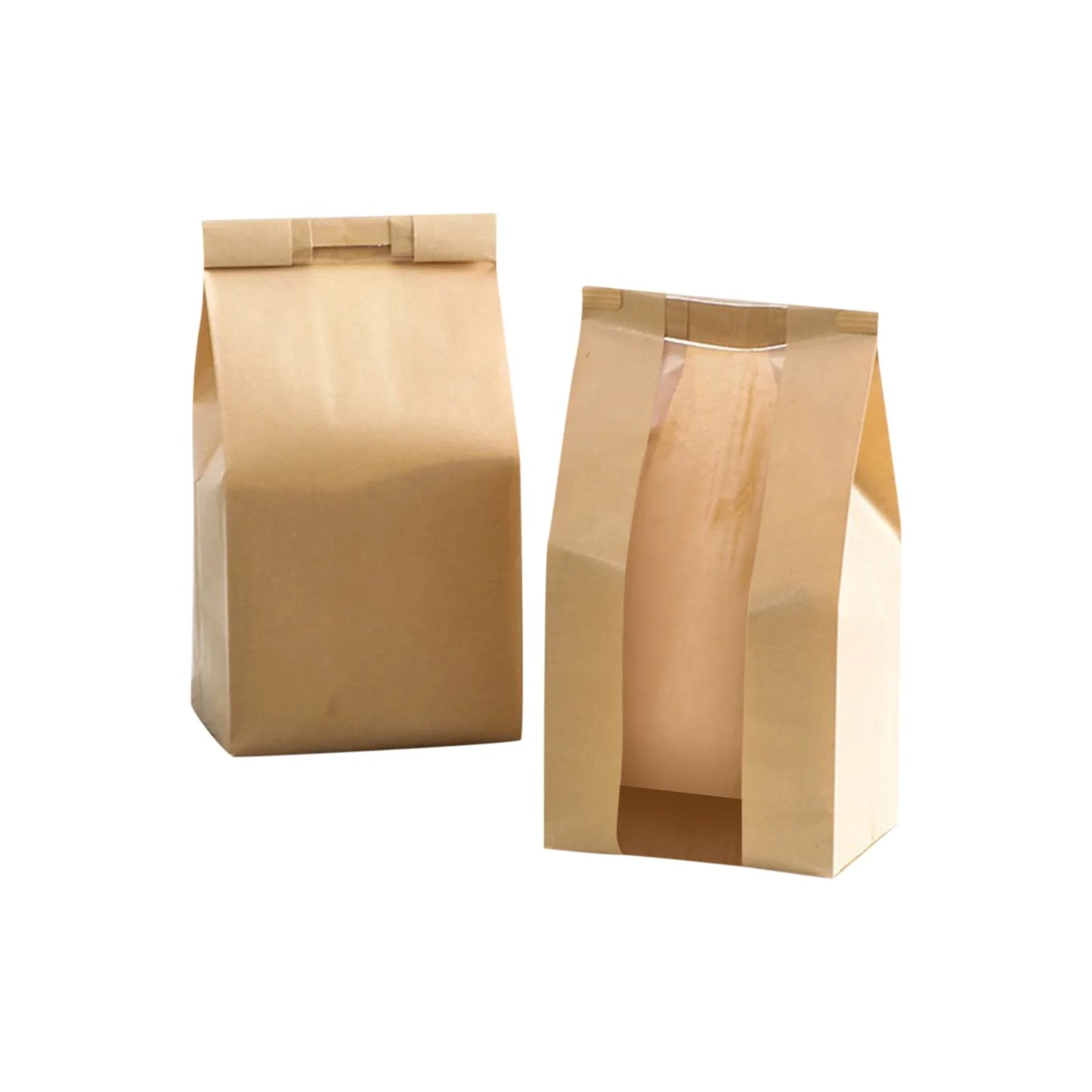 (50) Bread, Storage, Food Bags Transparent Window