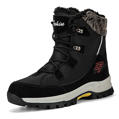 Men's Winter Snow Boots, High Top Waterproof