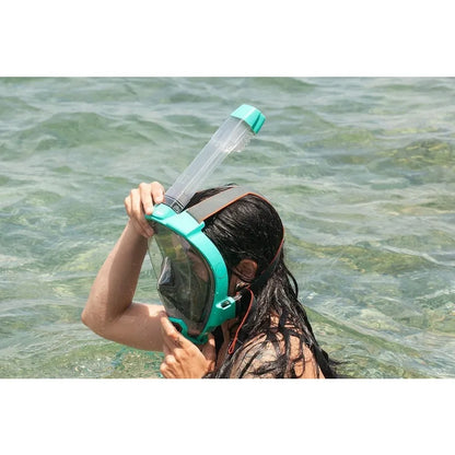 Quick Release Full Face Snorkel Mask with Snorkel