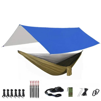Camping Hammock with Bug Net and Rainfly Tarp
