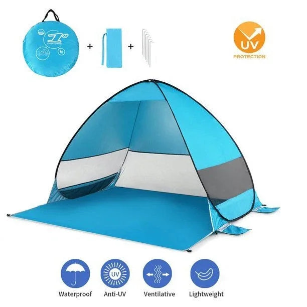 Beach Tent Camping Shade Sun Shelter Pop-Up Tent