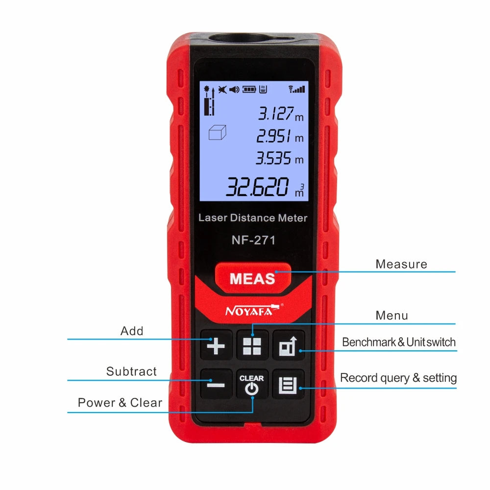 Laser Distance Meter Range Finder Digital Ruler