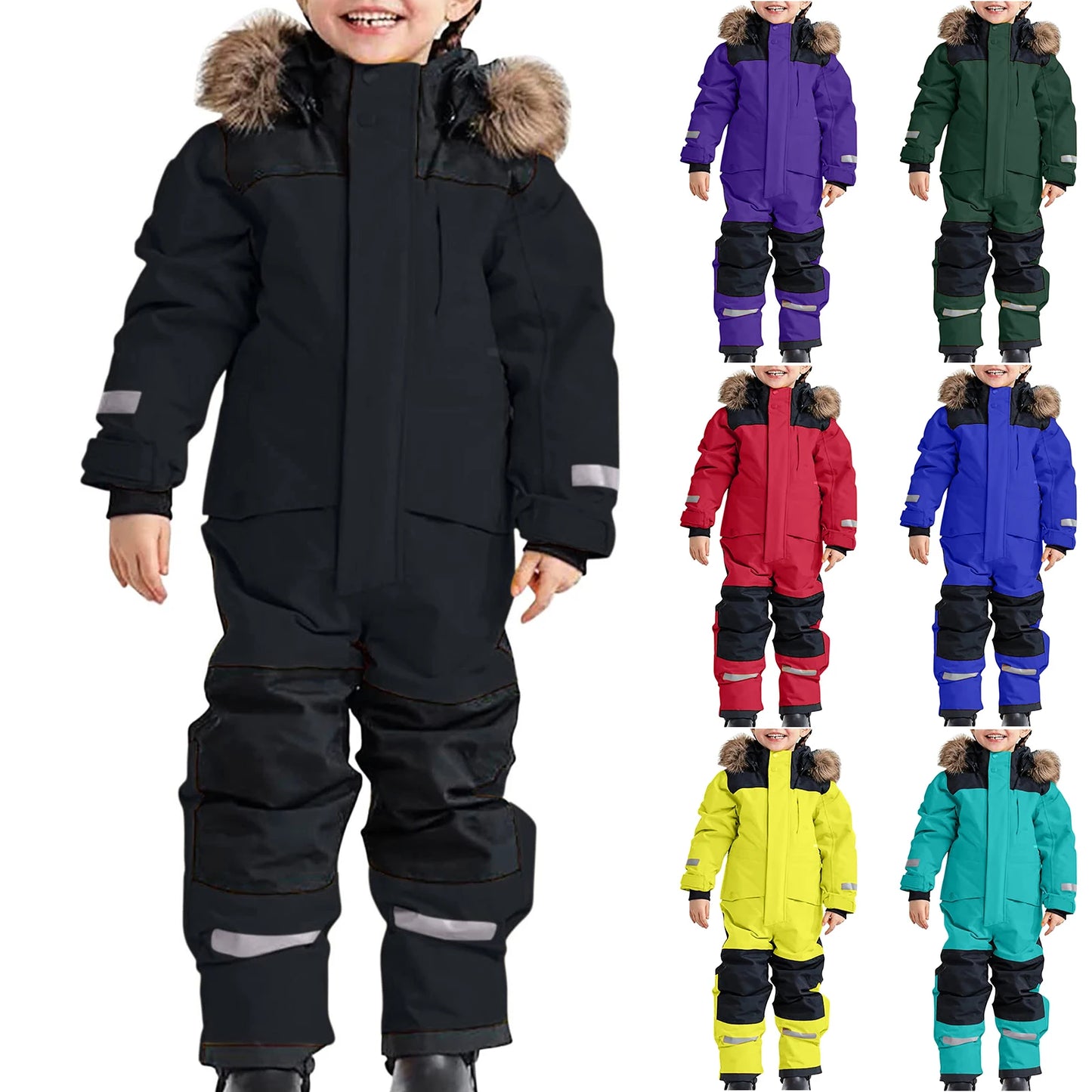 Children's One-Piece Ski Suit