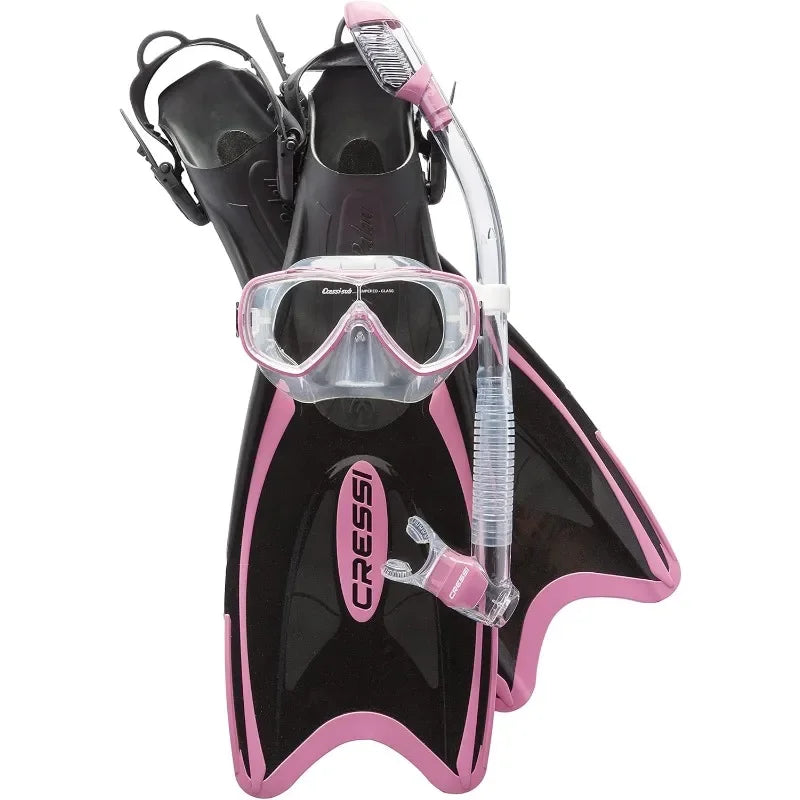 Adult Light Weight Premium Travel Snorkel Set