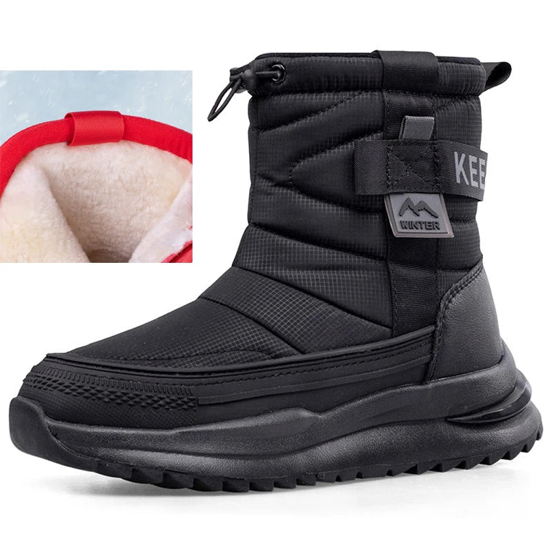 Winter Snow Boots, Warm Plush