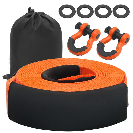 Polyester Tow Strap Recovery Kit Tow Ropes